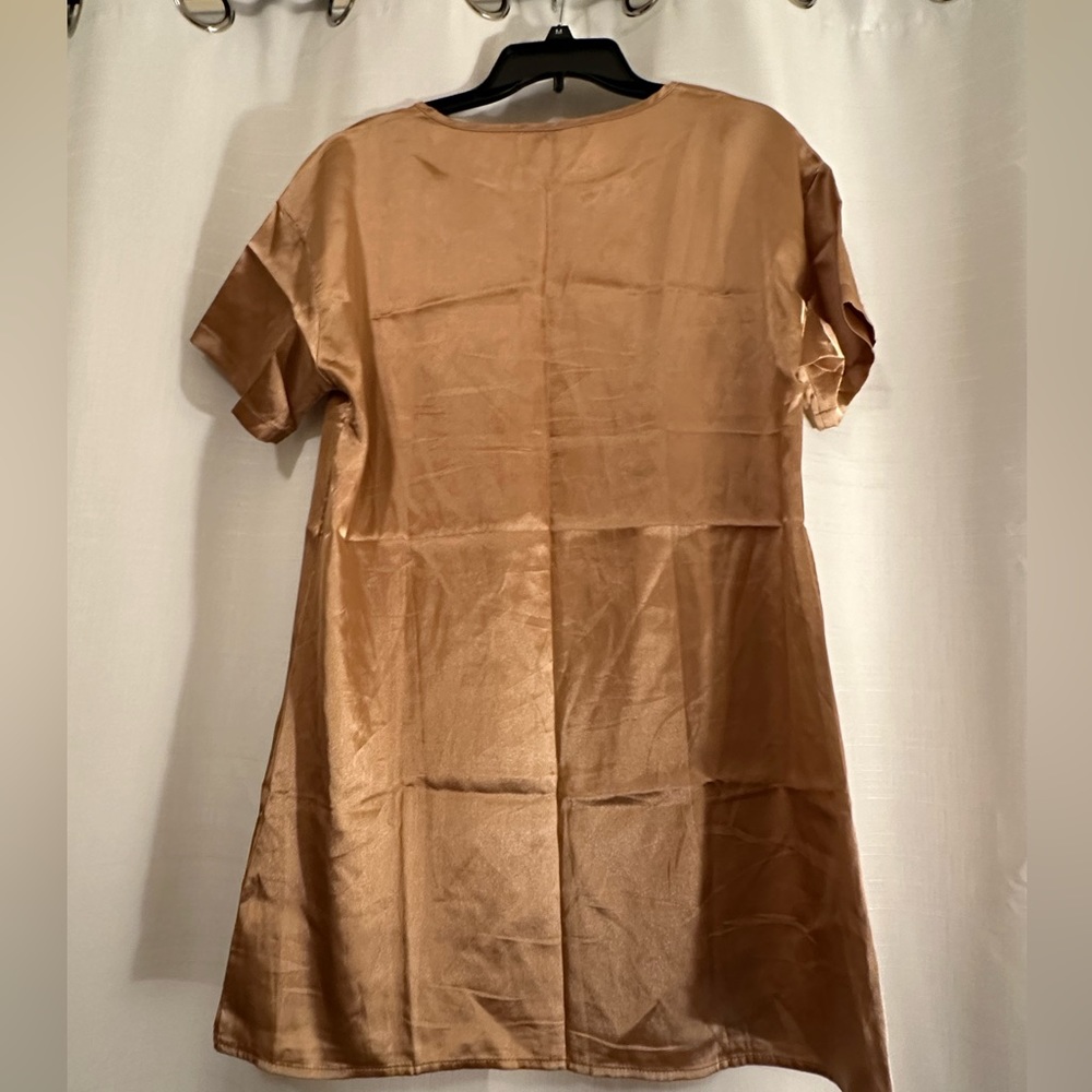 SHEIN Silky T-Shirt Dress